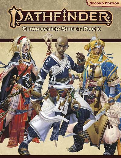 Pathfinder Character Sheet Pack (P2) - Logan Bonner - Lautapelit - Paizo Publishing, LLC - 9781640781764 - tiistai 20. elokuuta 2019