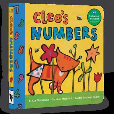 Cover for Stella Blackstone · Cleo's Numbers (Board book) (2021)