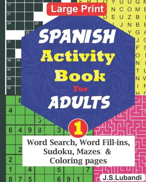 Cover for Jaja Books · SPANISH Activity Book for ADULTS; 1 (Taschenbuch) (2019)