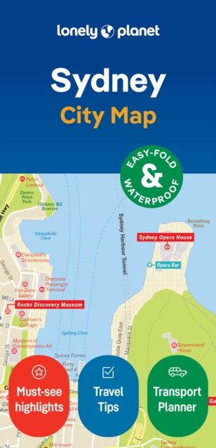 Cover for Lonely Planet · Lonely Planet Sydney City Map - Map (Kartor) (2024)