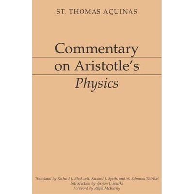 Cover for Thomas Aquinas · Commentary on Aristotle's Physics (Pocketbok) [Revised edition] (1999)