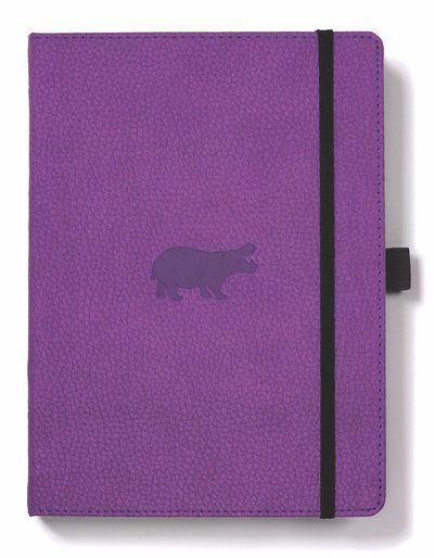 Cover for Notebooks Dingbats* · Dingbats* Wildlife A5+ Dotted - Purple Hippo Notebook (Oracle cards) (2019)