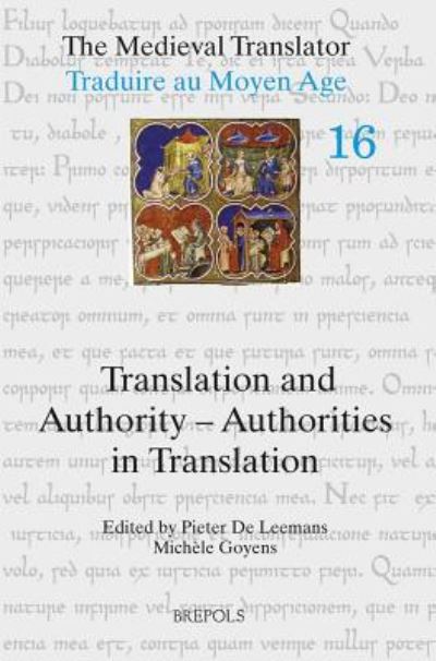 Cover for Pieter De Leemans · Translation and Authority - Authorities in Translation (Paperback Book) (2017)