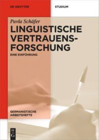 Cover for Schäfer · Linguistische Vertrauensforschu (Book) (2016)