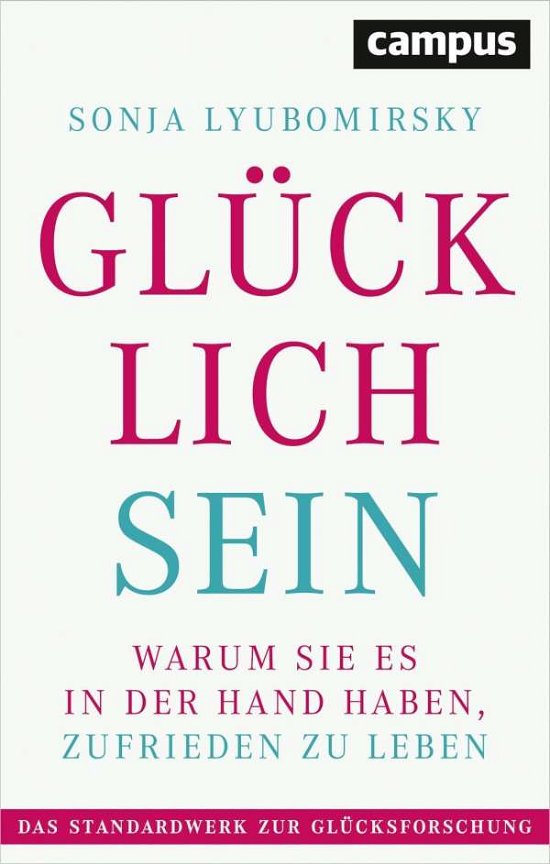 Cover for Lyubomirsky · Glücklich sein (Bok)