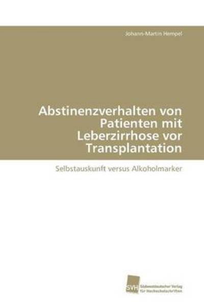 Cover for Hempel · Abstinenzverhalten von Patienten (Book) (2010)
