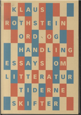 Cover for Klaus Rothstein · Ord og handling (Sewn Spine Book) [1. wydanie] (2013)