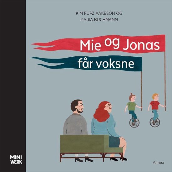 Cover for Kim Fupz Aakeson · Miniværk: Mie og Jonas får voksne (Indbundet Bog) [1. udgave] (2021)