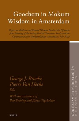 Cover for George J. Brooke · Goochem in Mokum, Wisdom in Amsterdam (Hardcover Book) (2016)