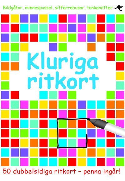 Cover for Sarah Khan · Ritkort: Kluriga ritkort - 50 dubbelsidiga ritkort - penna ingår (Map) (2015)