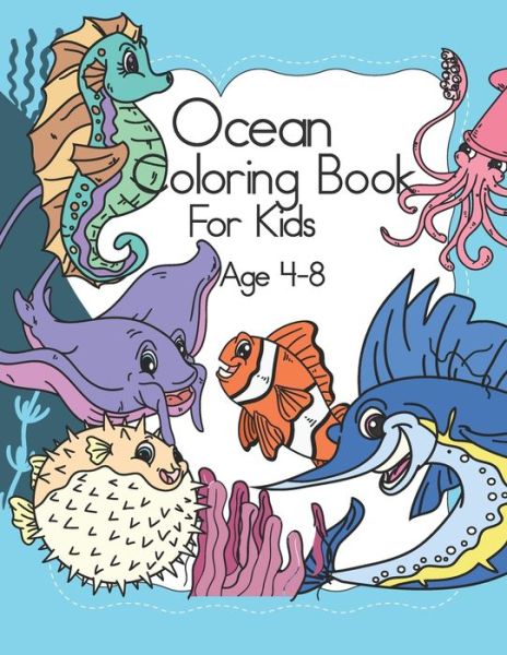 Cover for Penjoy Publishers · Ocean coloring Book For Kids (Taschenbuch) (2020)