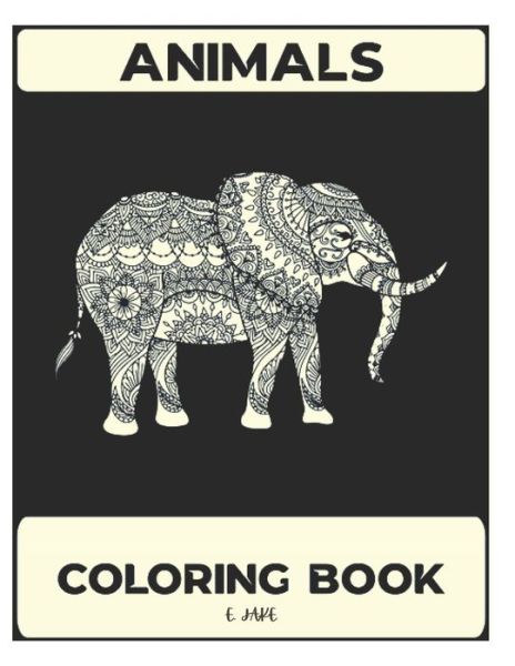 Cover for Jale Edition · Animals Coloring Book (Paperback Book) (2021)