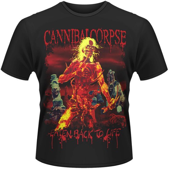 Eaten Back to Life Black T-shirt - Cannibal Corpse - Produtos - PHDM - 0803341487765 - 27 de agosto de 2015