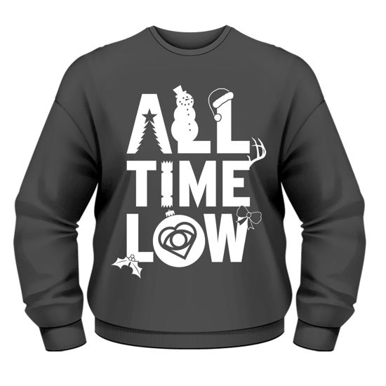 Cover for All Time Low · Christmas Logo (Kläder) [size L] [Black edition] (2015)