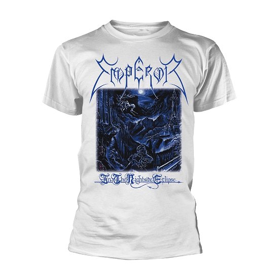 Cover for Emperor · In the Nightside Eclipse (White) (T-shirt) [size S] [White edition] (2019)