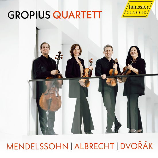 Mendelssohn / Albrecht /  Dvorák - Gropius Quartett - Music - HANSSLER - 0881488230765 - September 6, 2024