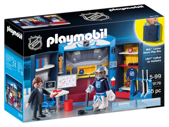 Cover for Playmobil · Nhl Locker Room Play Box (9176) (Leketøy)