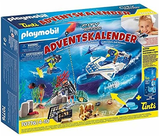 Cover for Playmobil · Adventskalender Badplezier Politieduikmissie Playmobil (70776) (Toys)