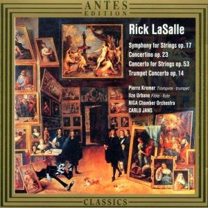 Cover for Lasalle / Jans / Riga Chamber Orchestra · Sym for Strings Op 17 / Concertino Op 23 (CD) (2001)