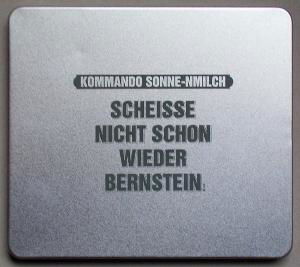 Cover for Kommando Sonne-nmilch · Scheiße Nicht Schon Wieder Bernstein (CD) [Limited edition] (2008)