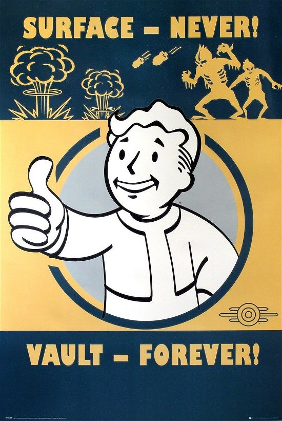 Cover for Poster - Maxi · FALLOUT - Poster 61X91 - Vault Poster (MERCH) (2016)