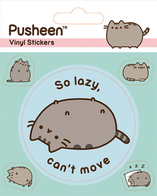 Lazy (Vinyl Stickers Pack / Adesivi Vinile) - Pusheen: Pyramid - Merchandise -  - 5050293473765 - 