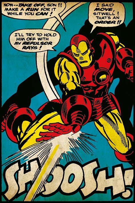 Marvel: Iron Man - Shoosh (Poster Maxi 61X91,5 Cm) - Marvel: Iron Man - Gadżety -  - 5050574336765 - 