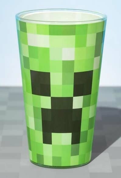 Cover for Minecraft · Minecraft - Creeper - Glass 450ml (MERCH) (2020)