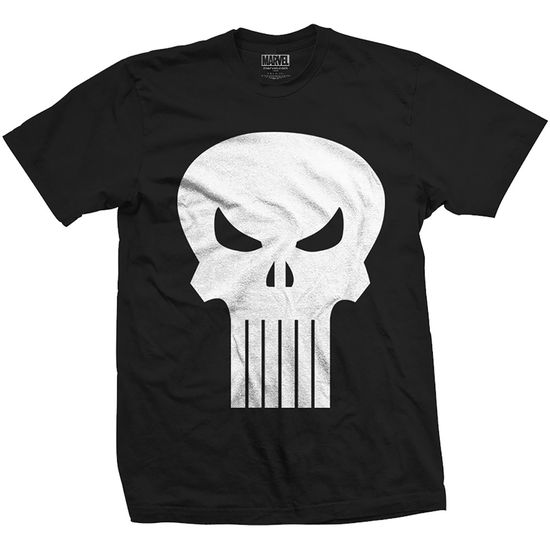 Cover for Marvel Comics · Marvel Comics Unisex T-Shirt: Punisher Skull (T-shirt) [size S] [Black - Unisex edition]