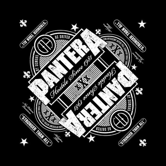 Pantera Unisex Bandana: Stronger than all - Pantera - Mercancía - Razamataz - 5056170620765 - 