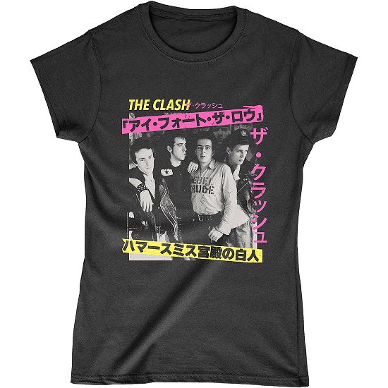 The Clash Unisex T-Shirt: London Calling Japan Photo - Clash - The - Merchandise -  - 5056368634765 - 