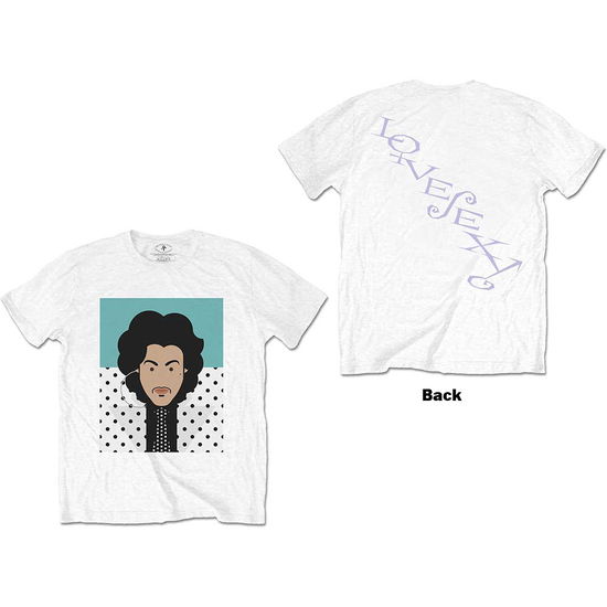 Cover for Prince · Prince Unisex T-Shirt: Lovesexy (White) (Back Print) (T-shirt) [size S] (2021)