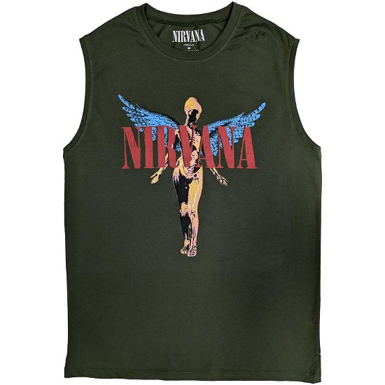 Nirvana Unisex Tank T-Shirt: Angelic - Nirvana - Produtos -  - 5056561080765 - 