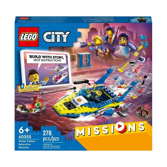 Cover for Lego · Lego City 60355 Water Politie Detective Missies (Leketøy)