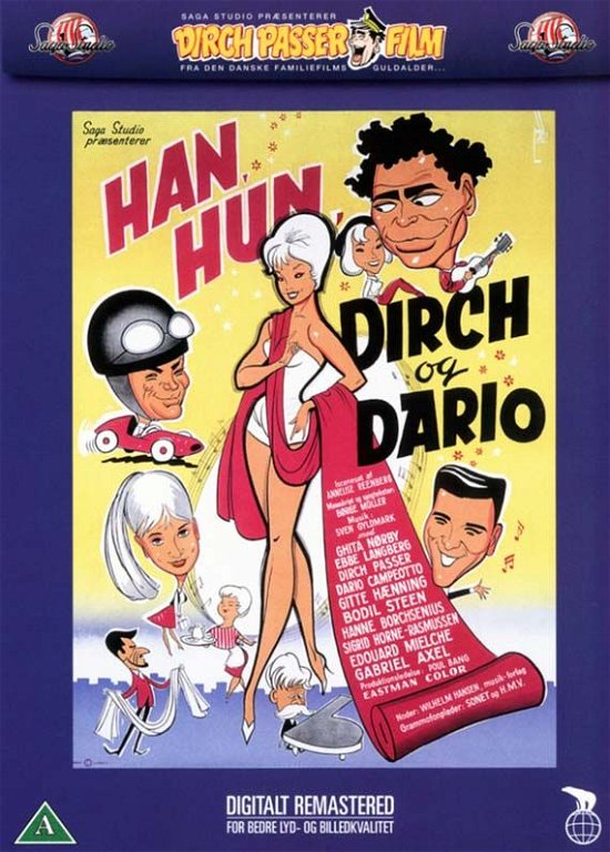 Han, Hun, Dirch og Dario (1962) [DVD] - Han, Hun, Dirch & Dario - Filmes - HAU - 5708758688765 - 24 de janeiro de 2019