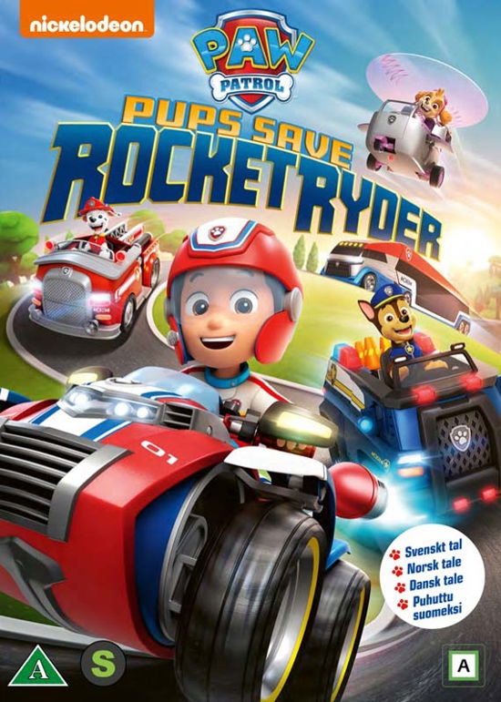 Paw Patrol: Pups Save Rocket Ryder - Paw Patrol - Películas - Paramount - 7333018023765 - 3 de octubre de 2022