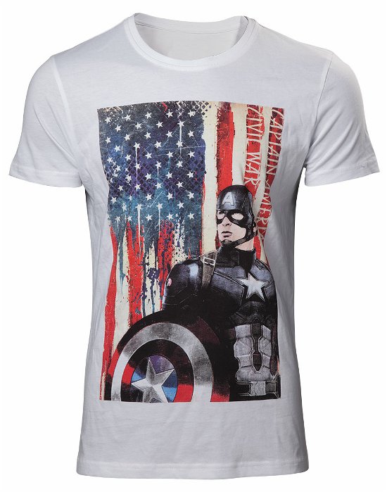 Cover for Bioworld · Marvel: Captain America: Civil War White (T-Shirt Unisex Tg. XL) (T-shirt)