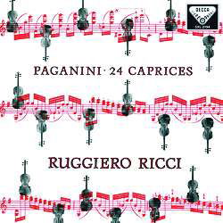 Paganini: 24 Caprices Op. 1 - Ruggiero Ricci - Muzyka - DECCA - 8808678160765 - 28 lipca 2017