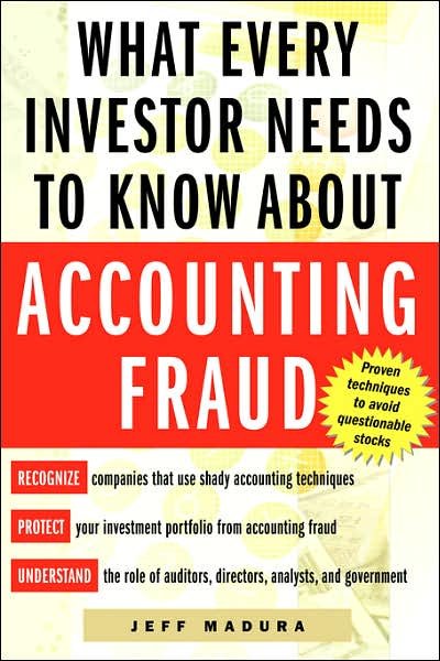 Cover for Jeff Madura · What Every Investor Needs to Know About Accounting Fraud (Pocketbok) (2003)