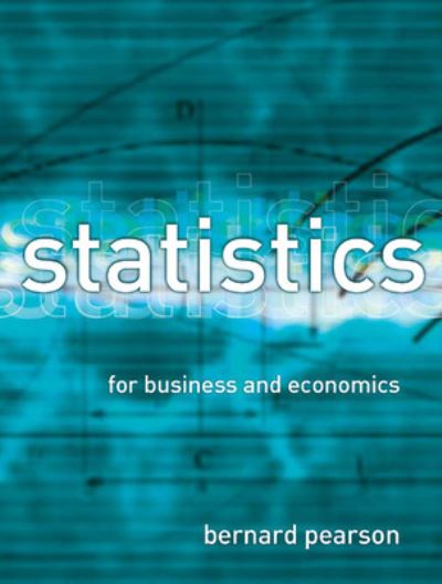 Cover for Bernard Pearson · Statistics for Business and Economics (Book) (2007)