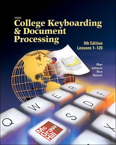 Cover for Ober · Gregg College Keyboarding Document Proce (Hardcover Book) (2001)