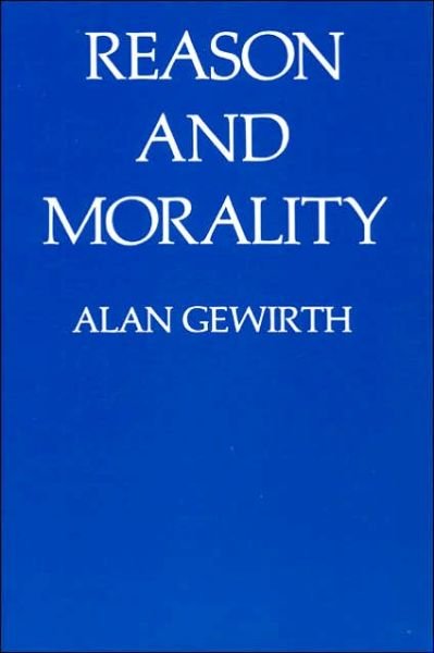 Cover for Alan Gewirth · Reason and Morality (Paperback Book) [New edition] (1980)
