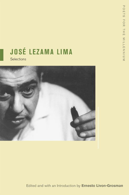 Cover for Jose Lezama Lima · Jose Lezama Lima: Selections - Poets for the Millennium (Paperback Book) (2005)