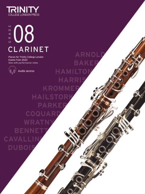 Cover for Trinity College London · Trinity College London Clarinet Exam Pieces from 2023: Grade 8 (Sheet music) (2022)