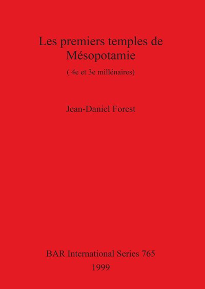 Cover for Jean-Daniel Forest · Les premiers temples de Me?sapotamie (Bog) (1999)