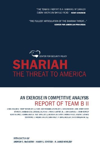 Shariah: the Threat to America: an Exercise in Competitive Analysis (Report of Team B Ii) - R. James Woolsey - Books - Center for Security Policy - 9780982294765 - September 22, 2010