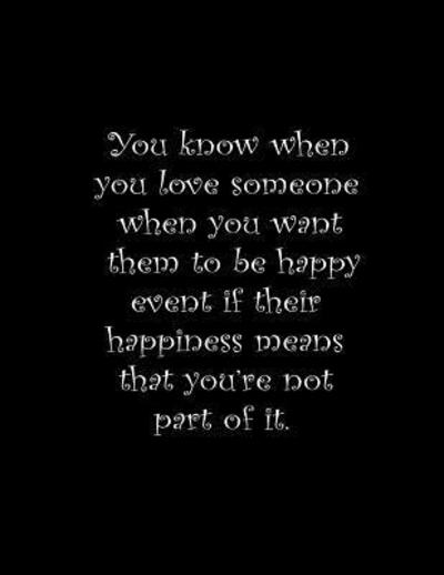 Cover for Lek Journal · You know when you love someone when you want them to be happy event if their happiness means that you're not part of it. (Paperback Book) (2019)