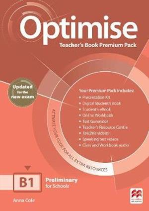 Optimise B1 Teacher's Book Premium Pack - Anna Cole - Książki - Macmillan Education - 9781380033765 - 15 lipca 2019