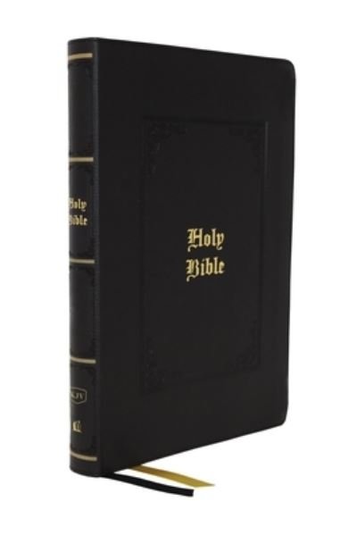 Cover for Thomas Nelson · KJV Holy Bible: Giant Print Thinline Bible, Black Leathersoft, Red Letter, Comfort Print: King James Version (Vintage Series) (Læderbog) (2023)