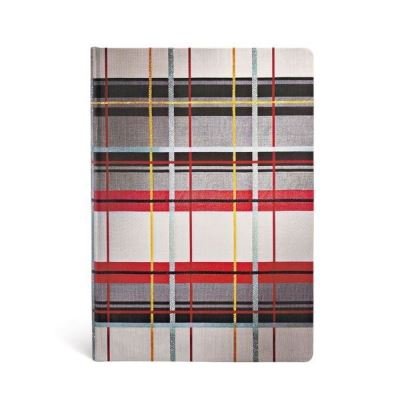 Cover for Paperblanks · Kensington (Mad for Plaid) Midi Unlined Hardcover Journal (Elastic Band Closure) - Mad for Plaid (Hardcover Book) (2015)